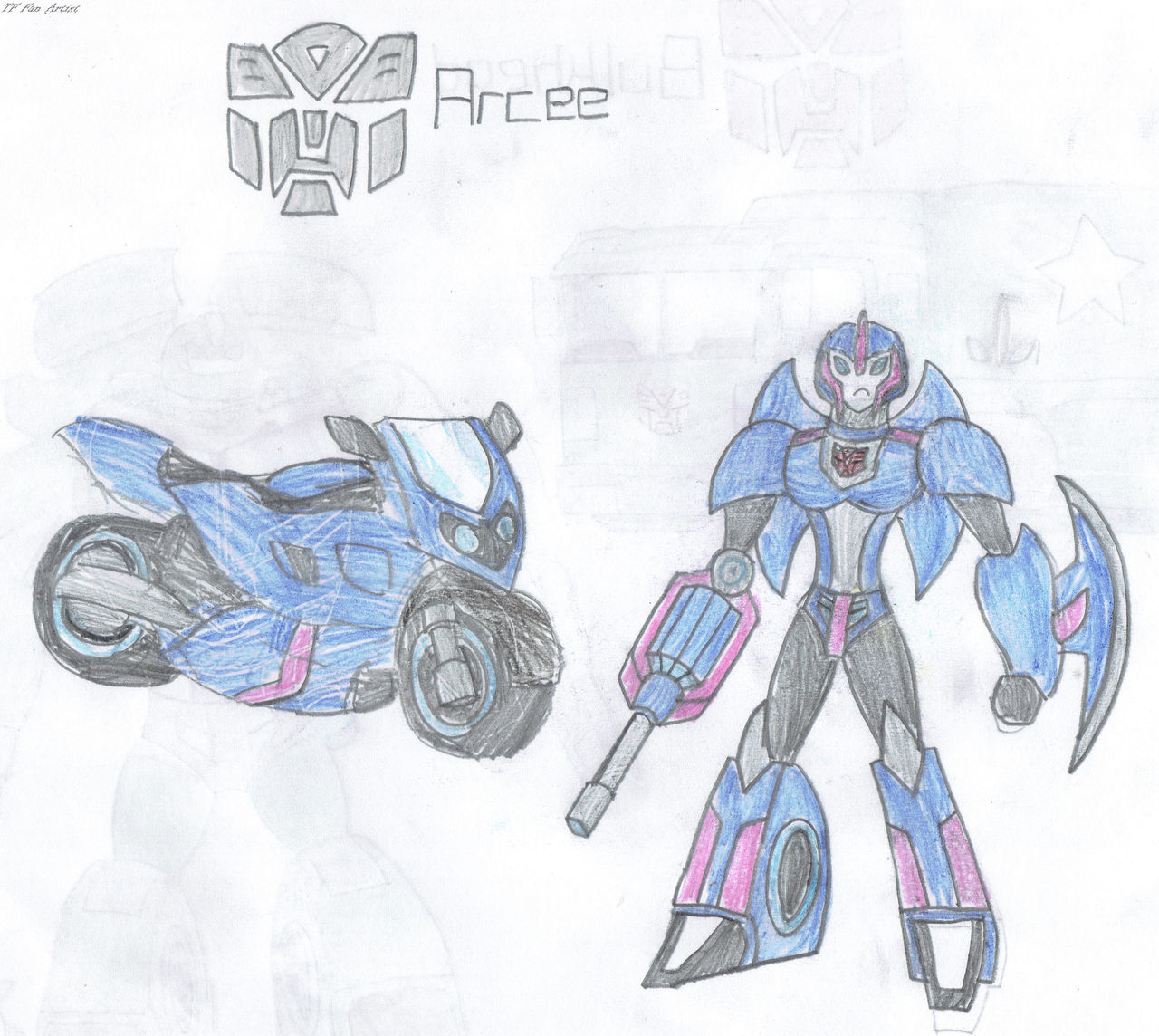 Arcee by ObnoxiousLegoFan1357 on DeviantArt