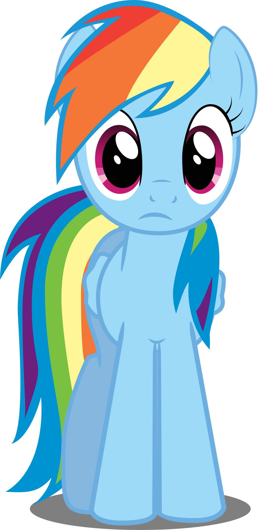 Rainbow Dash in perplexity by Felix-KoT