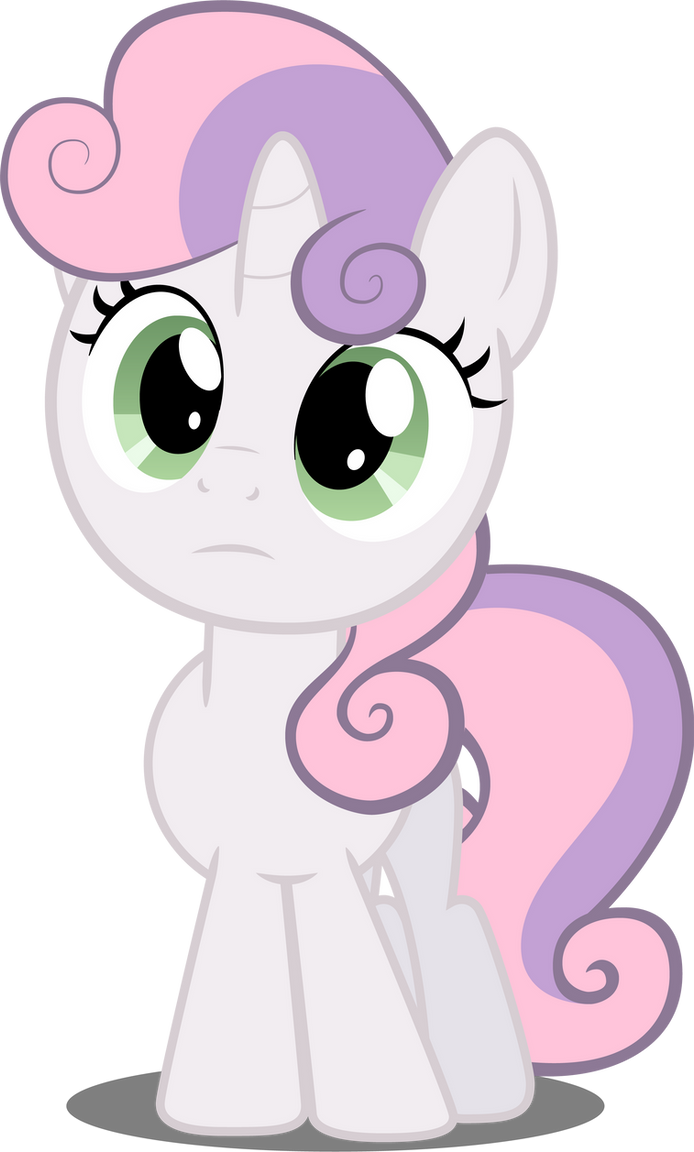Sweetie Belle in perplexity by Felix-KoT