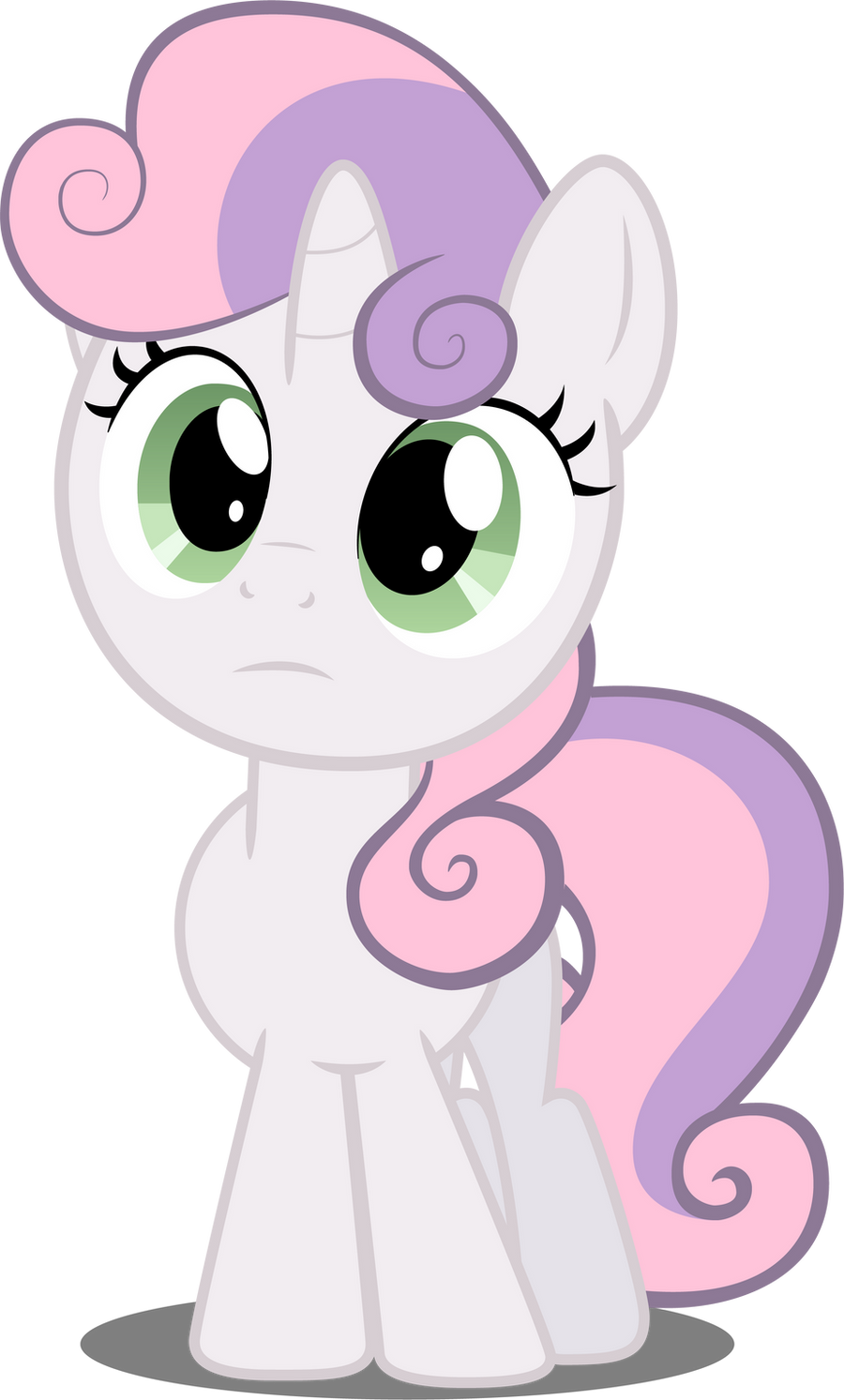 Sweetie Belle in perplexity by Felix-KoT