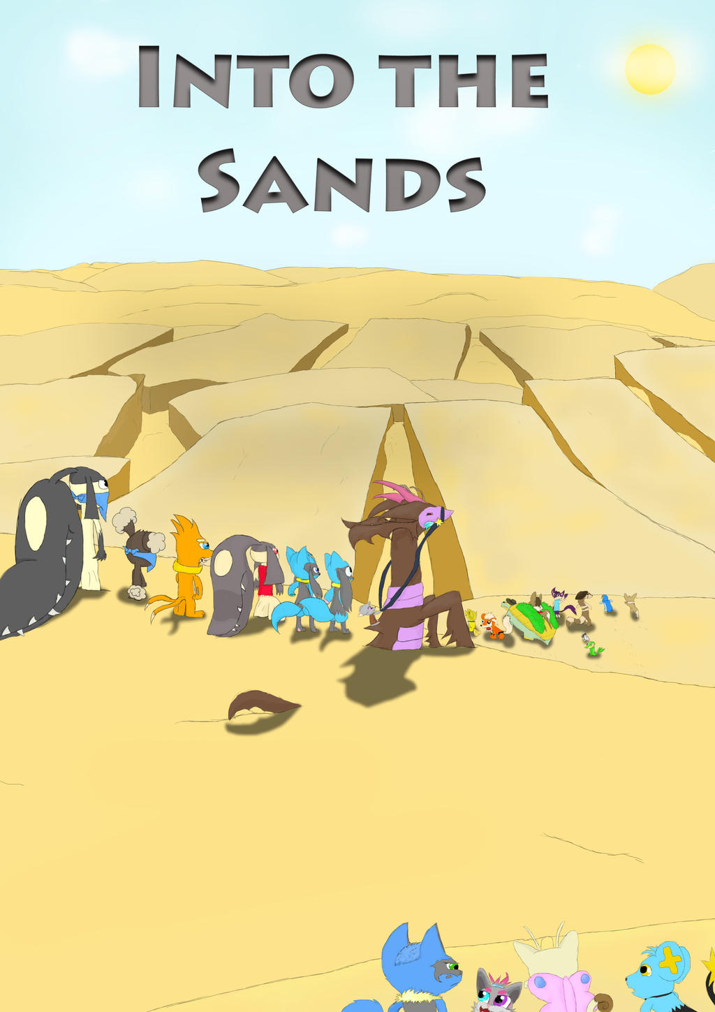 Into the Sands, cover