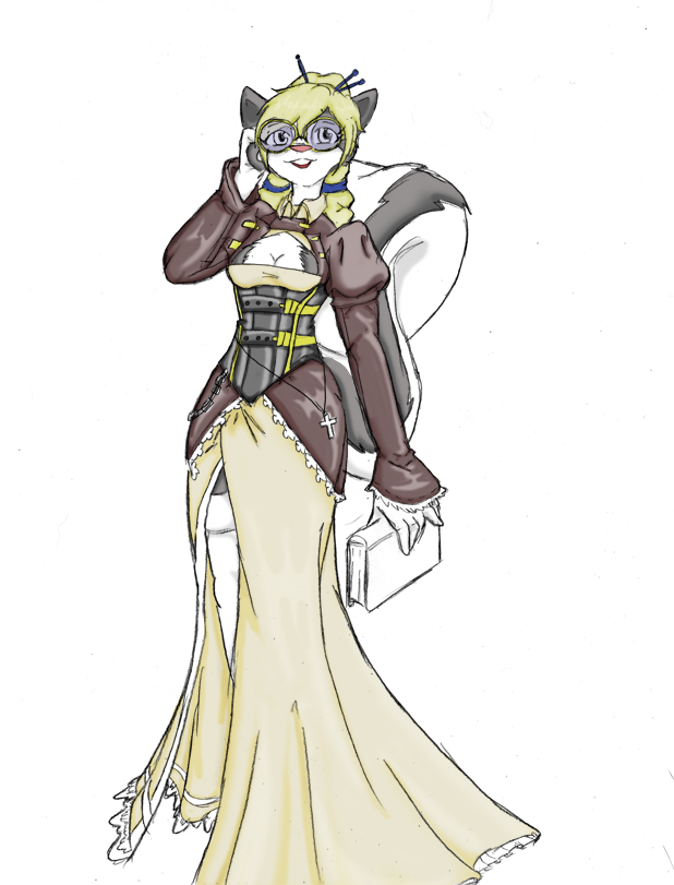 Steampunk explorer Eve color