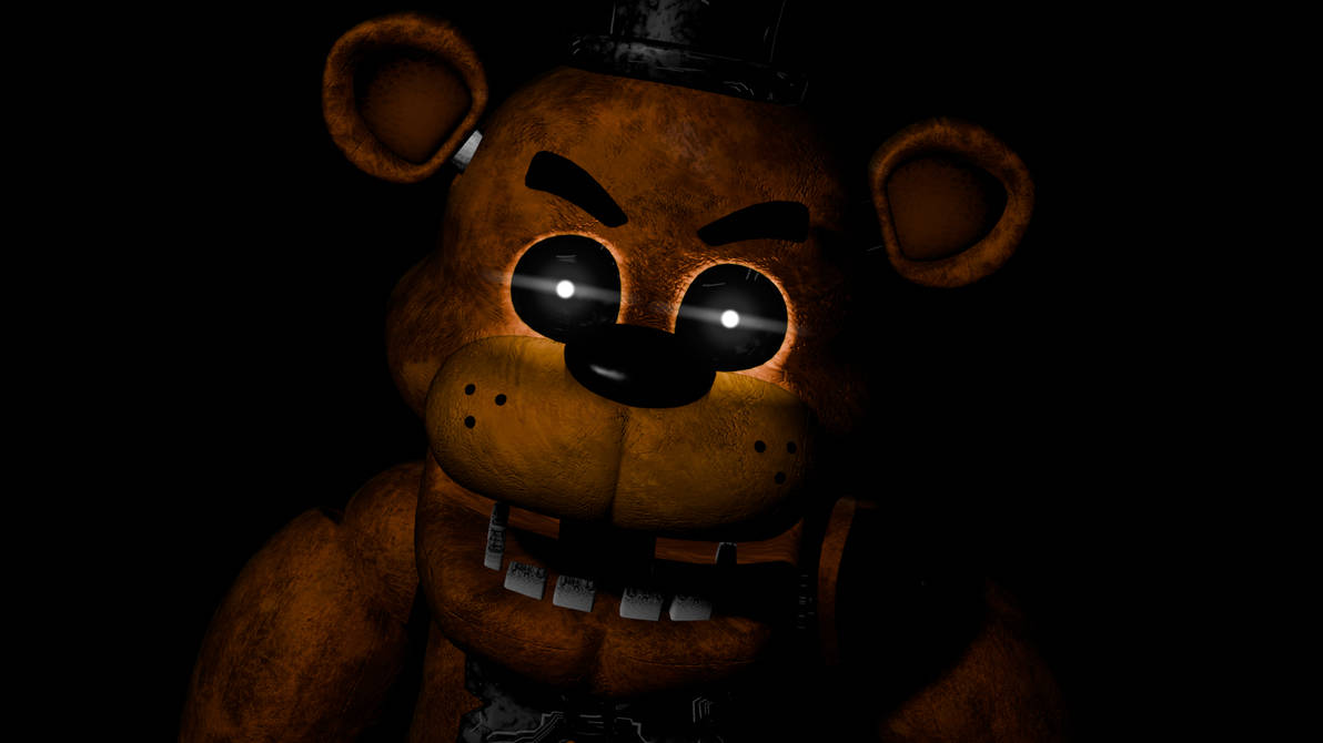 Freddy Fazbear My First Render :D (Glow) by MabelTheGoddess on DeviantArt