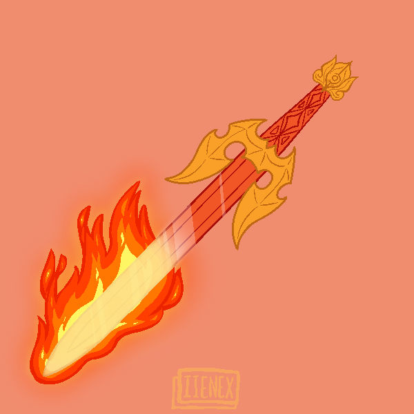 Fire Sword by MahouKitty6845 on DeviantArt