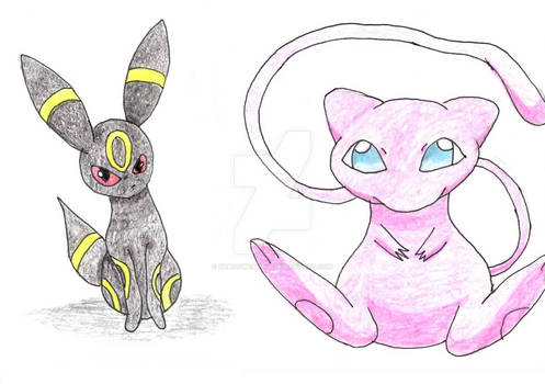 Umbreon and Mew