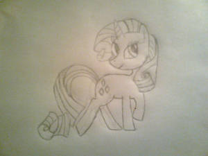 Mi Dibujo de Rarity Belle