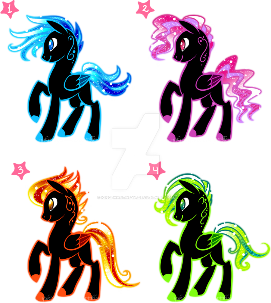 Neon Ponies Adoptables CLOSED