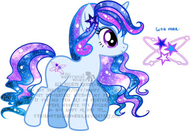 Cosmos Pony Adoptable (CLOSED)