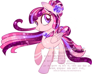 Purple Rose Pony Adoptable (CLOSED)