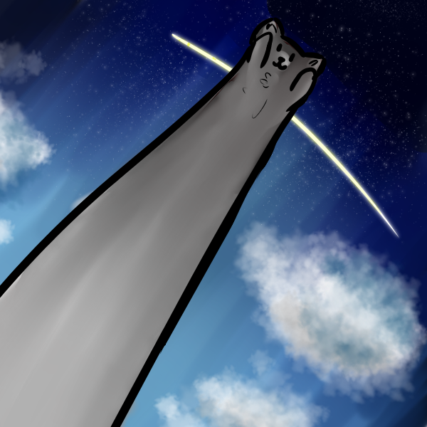 Towering Long Cat