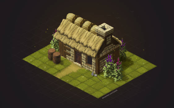 Isometric village house II