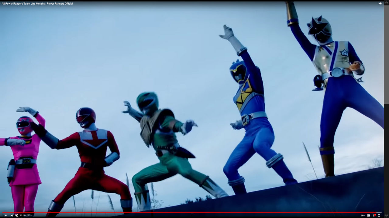 All Power Rangers Team Ups Morphs Power Rangers by Mal1262 on DeviantArt