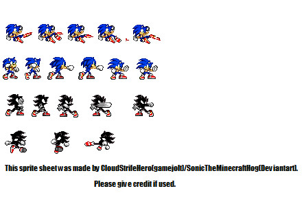 custom sonic sprite