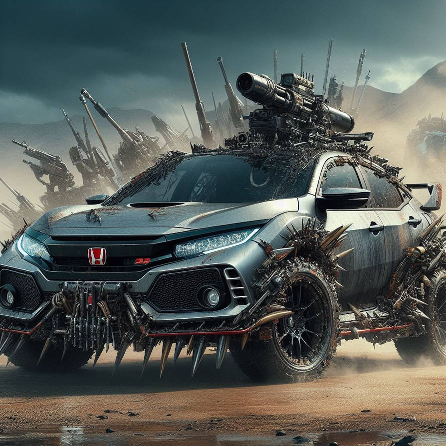 Honda Civic Type R: Mad Max by karmichorror on DeviantArt