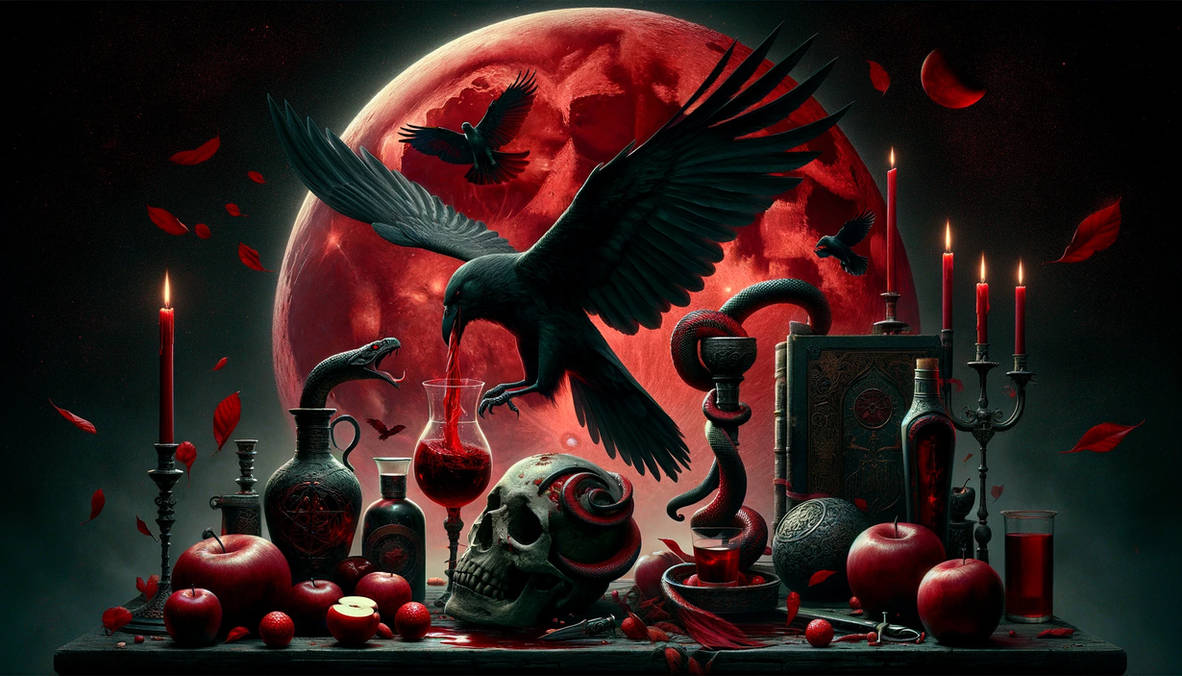 Raven's Red Rhapsody by karmichorror on DeviantArt