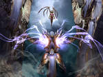 Tyrael  ARCHANGEL OF JUSTICE and KERRIGAN by Emiroth