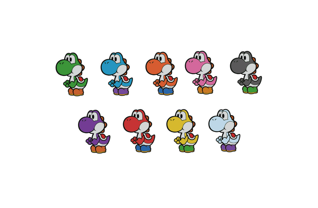 Paper Mario Color Splash DX: Yoshi kids by ColorfulDJ on DeviantArt.