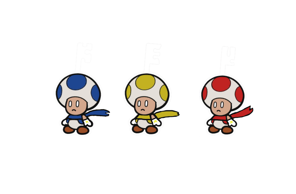 Paper Mario Color Splash DX: Chosen Toads Redesign by ColorfulDJ on ...