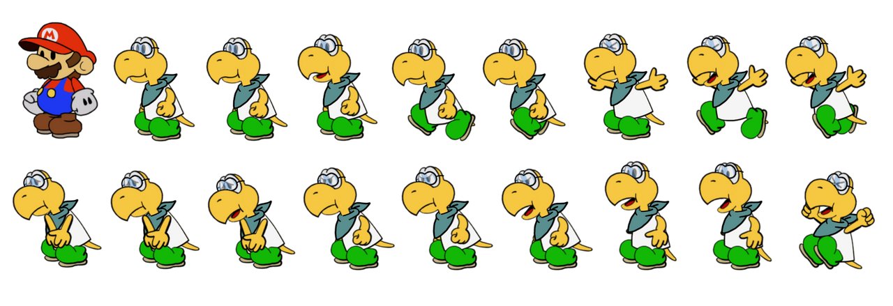 Shell Less Koopa Clever Koopa (Shell-less) by ColorfulDJ on DeviantArt