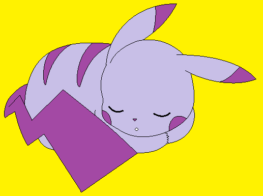 pkachu sleeping