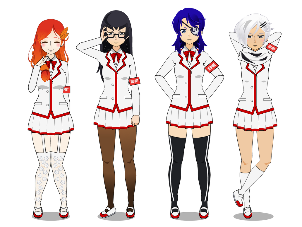 Yandere Simulator: Student Council Members by HairBlue on DeviantArt