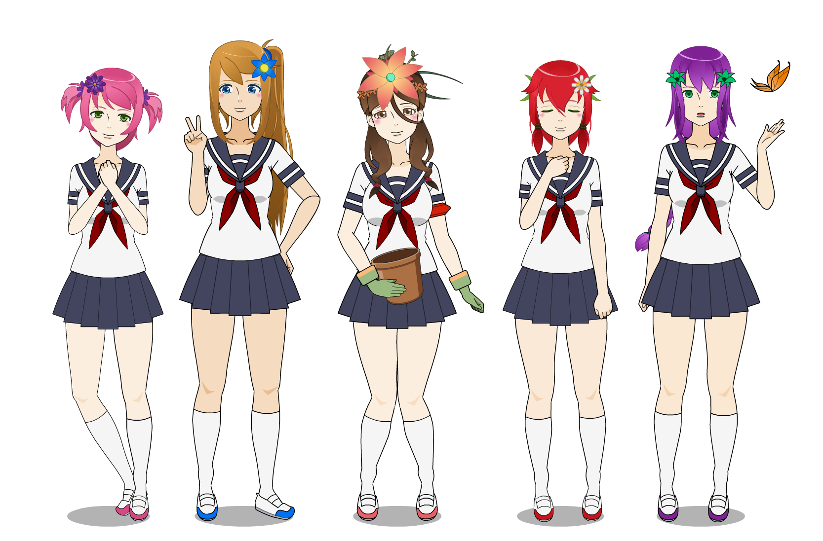 Yandere Simulator Gardening Club By Hairblue On Deviantart