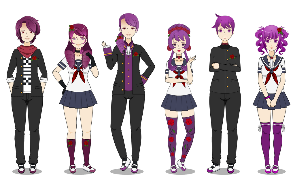 Yandere Simulator 1980s Mode Characters Yandere Simulator 1980s Mode Characters