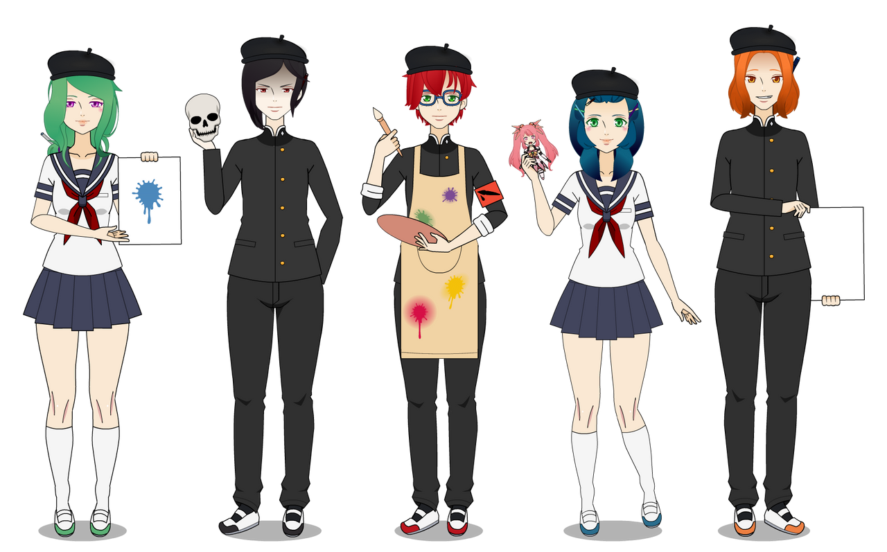 Yandere Simulator Art Club By Hairblue On Deviantart Yandere Simulator Art Club By Hairblue On Deviantart