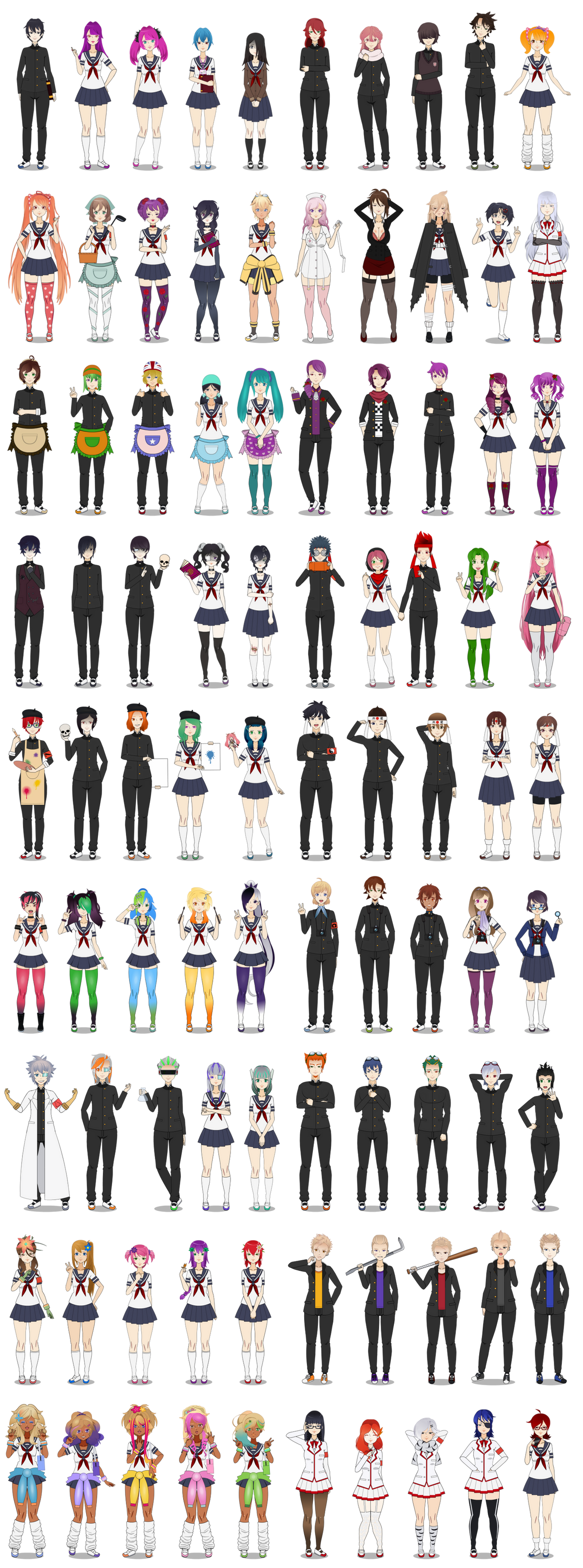 Yandere Simulator: All Students