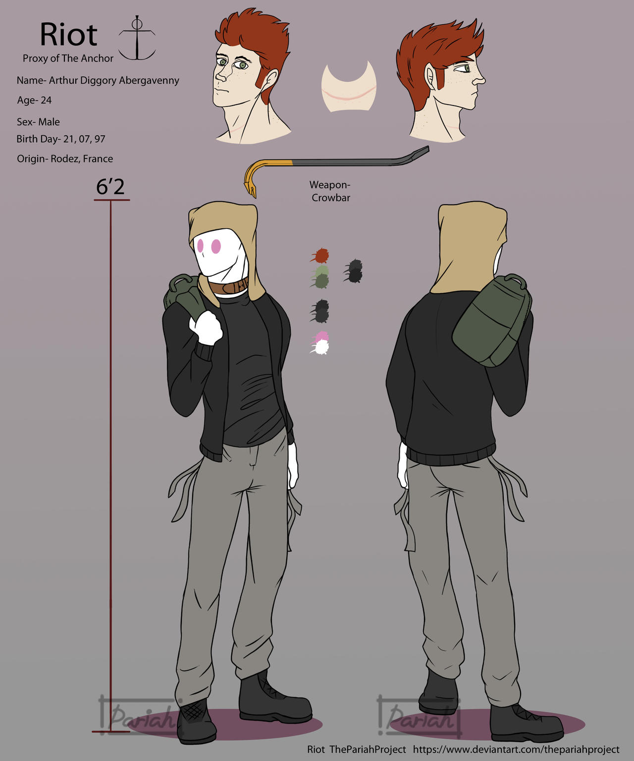 Riot Character Sheet by ThePariahProject on DeviantArt
