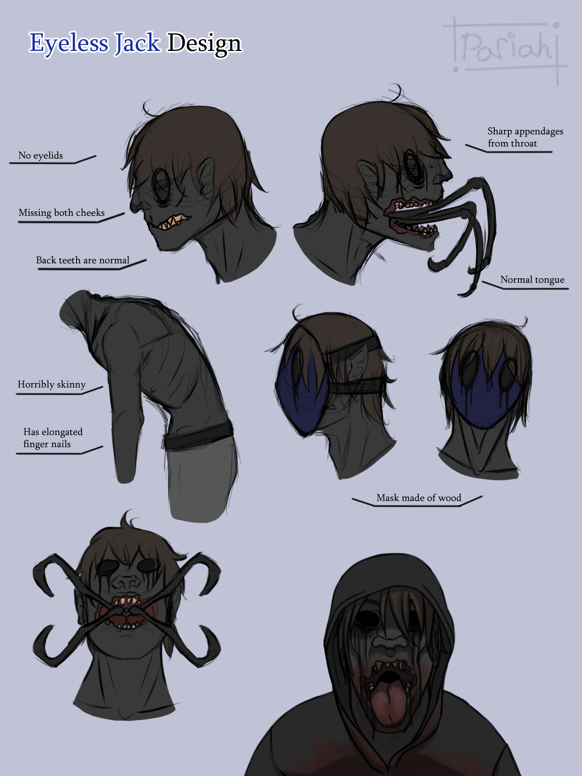 How Tall Is Eyeless Jack