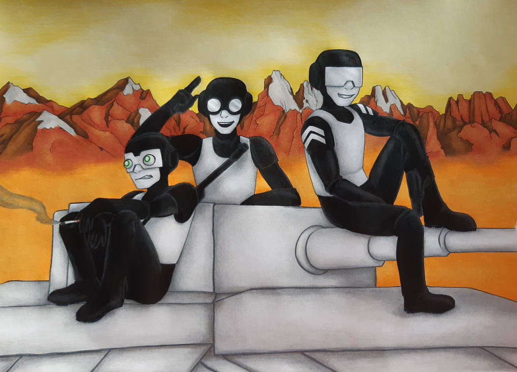 The Tank Trio by QueenLuciaSpade on DeviantArt