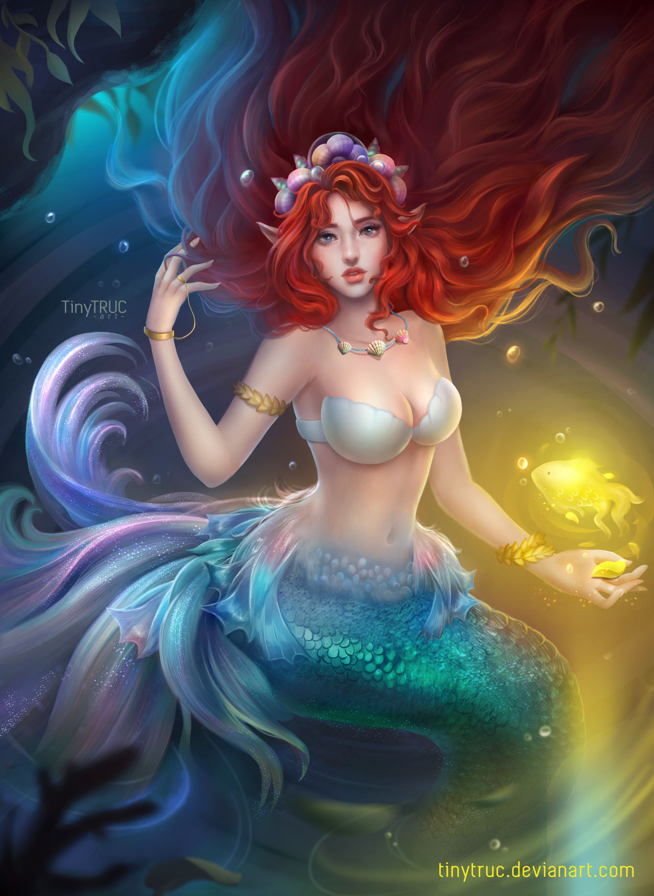 The litte mermaid - Disney Princess Ariel by TinyTruc