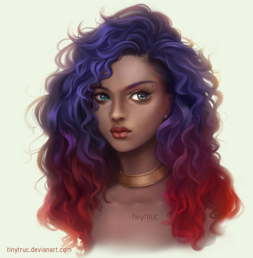 Curly Girl by TinyTruc on DeviantArt