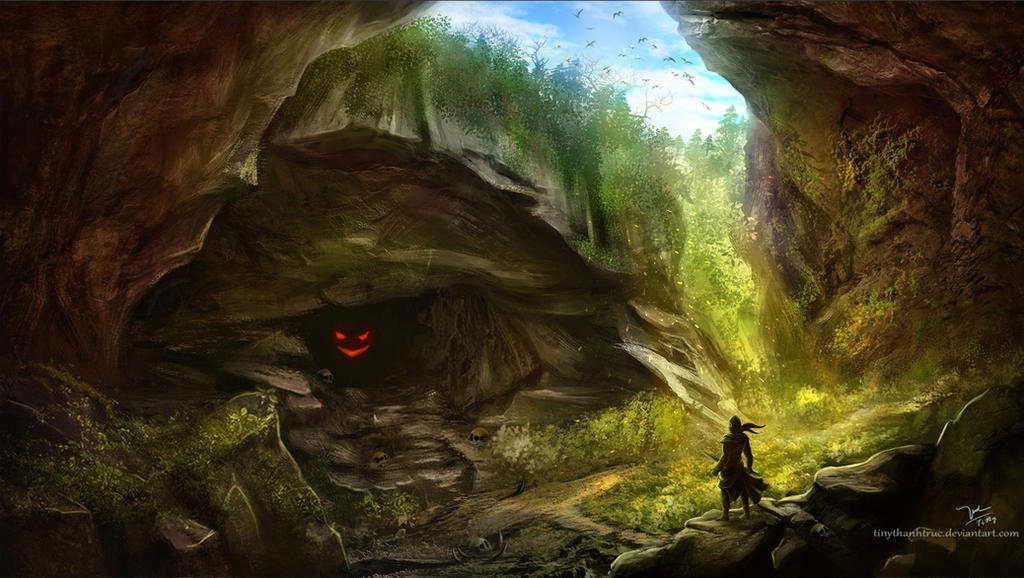 The fantasy cave by TinyTruc on DeviantArt