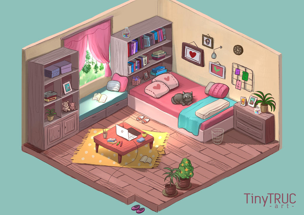 Isometric Room by TinyTruc on DeviantArt