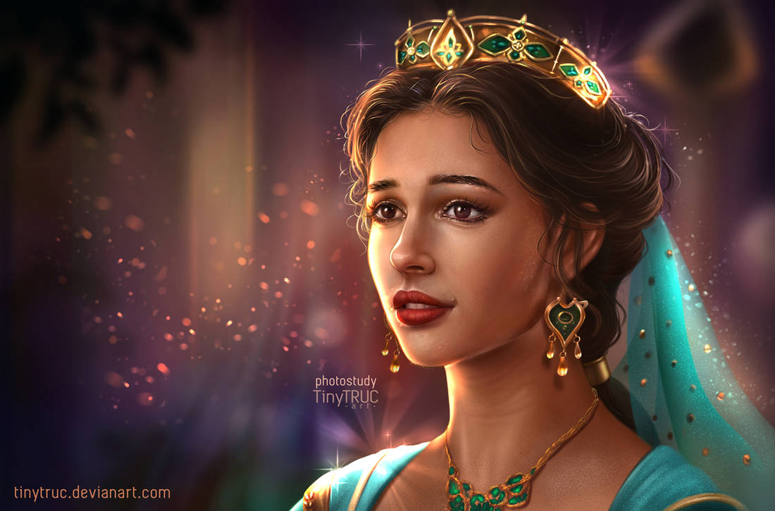 Jasmine Princess Disney portrait - Naomi Scott