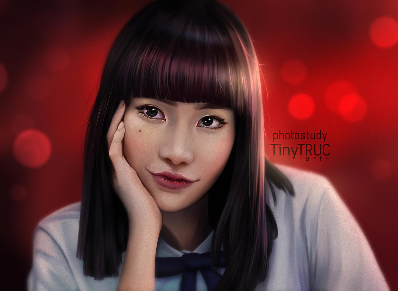 Portrait Asian Girl by TinyTruc on DeviantArt