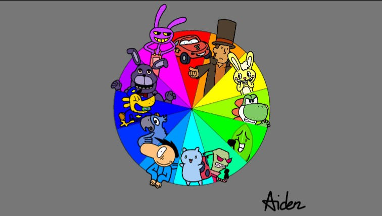 Aiden Dream's Color Wheel/My New Tablet Wallpaper by AidenDreamsYT on ...