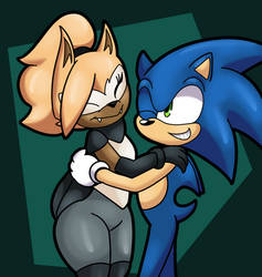 Sonic and Whisper Holding Tight