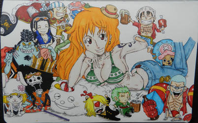Nami and all Toys Friends Color
