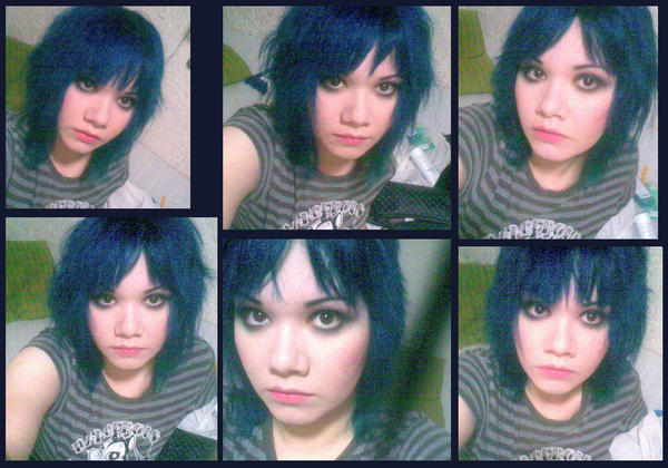 my new blue hair