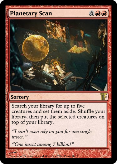 mtg card scans Tempest Hart // Scan the Clouds