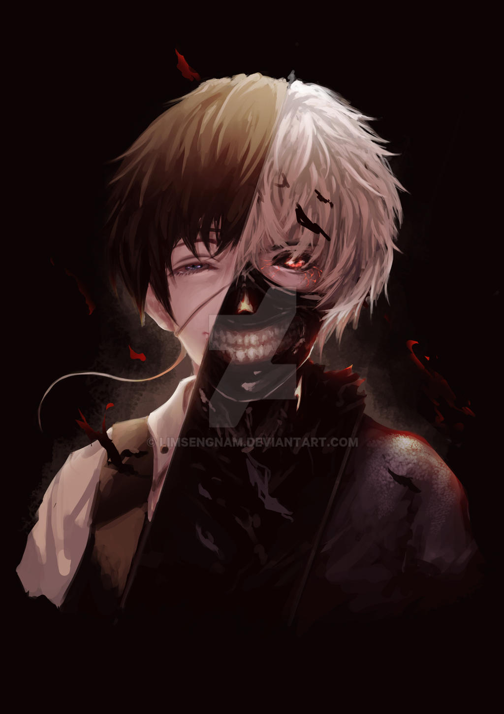 Tokyo Ghoul Kaneki Fan Art By Limsengnam On Deviantart Tokyo Ghoul Kaneki Fan Art By Limsengnam On Deviantart