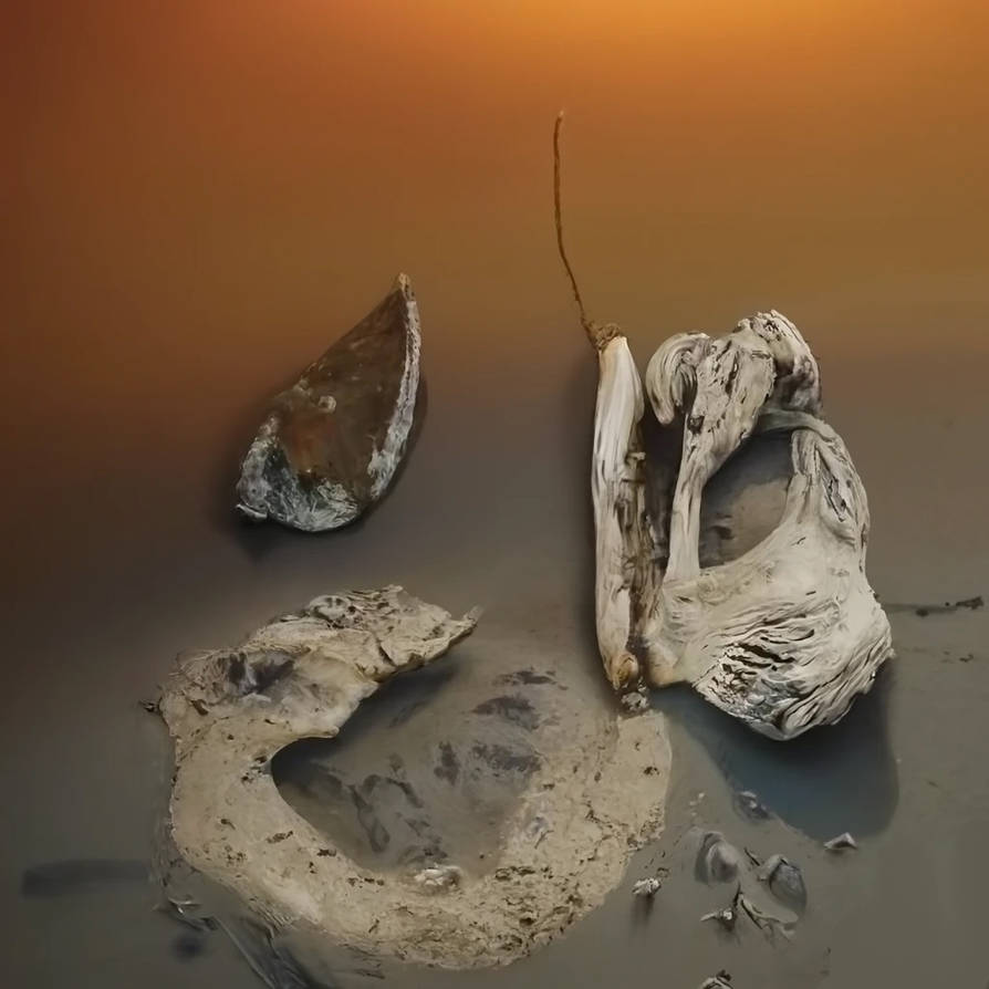 Silt, Shells and Scraps On A Dusky Evening by fleetofgypsies on DeviantArt