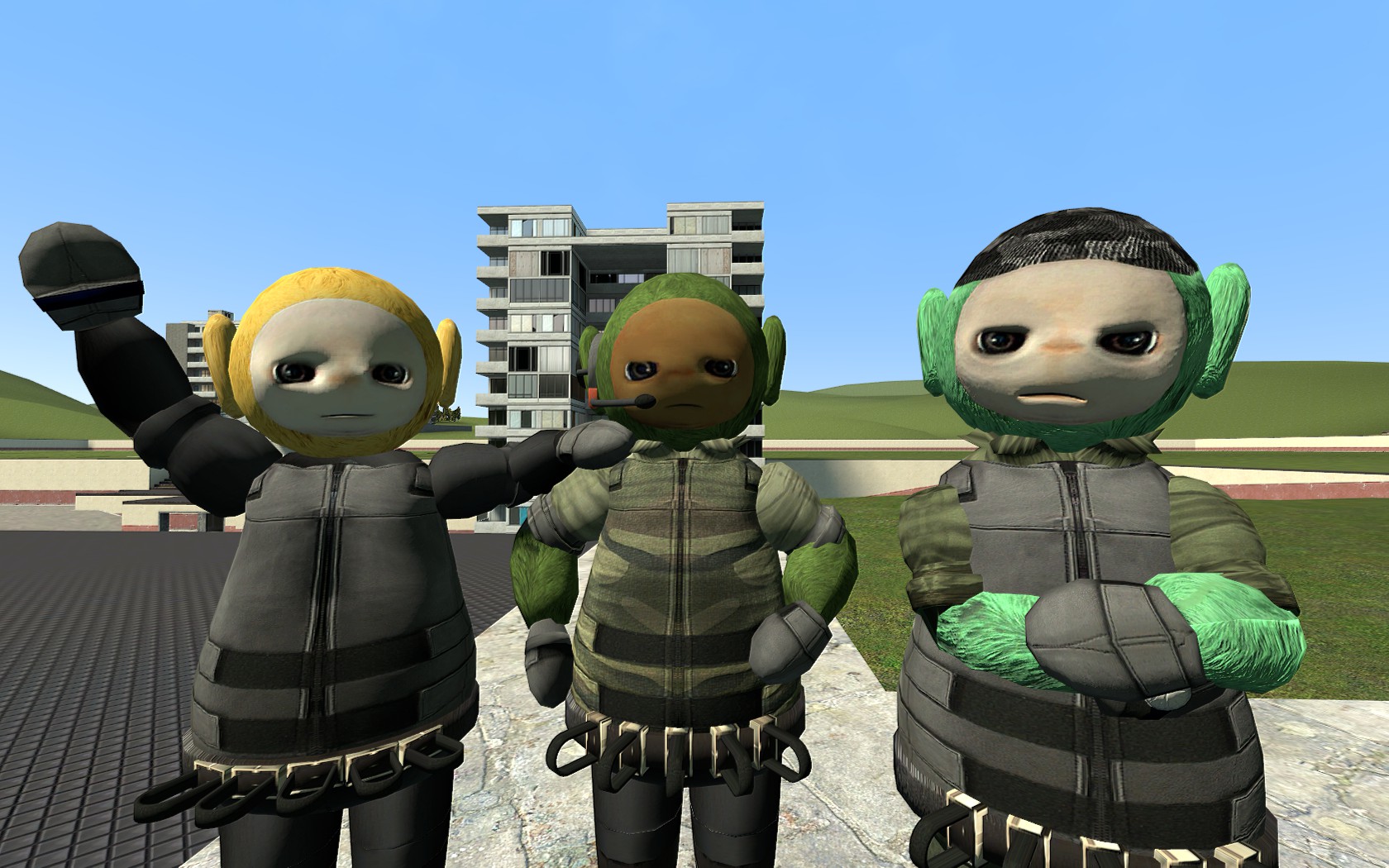 Slendytubbies 3 AU - Miles' Squad Military by Cowffarts on DeviantArt