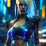 Beautifullgirl Plastic shiny skin cyberpunk sexywo