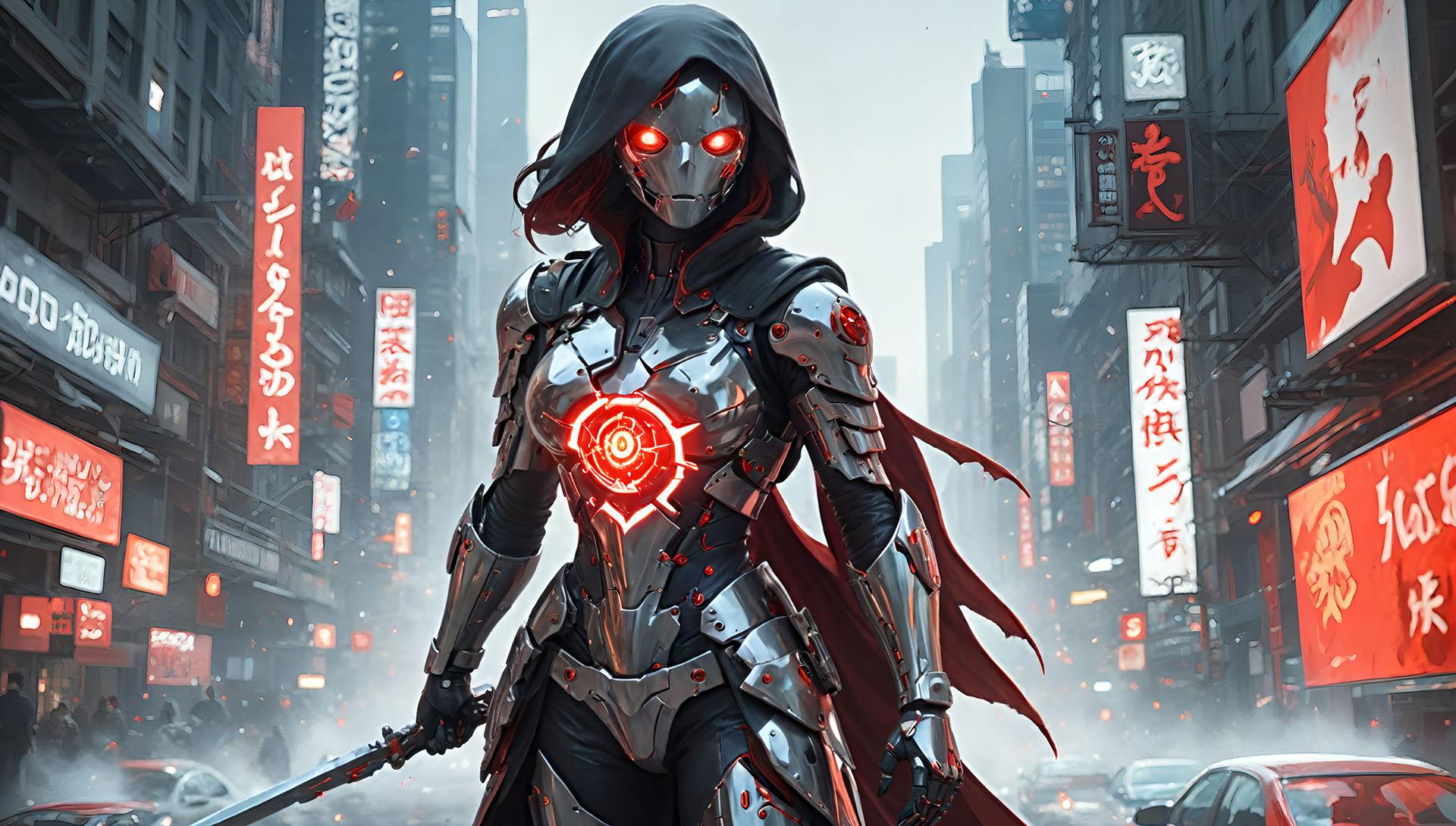 Android Cyborg Mutant Female Android/cyborg Enforcer by Yorkshire-AI-Guy on DeviantArt