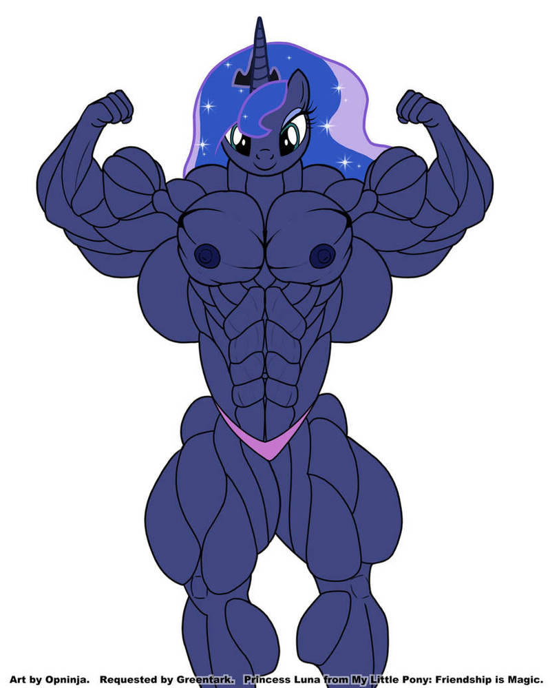 Princess Bodybuilder Bodybuilder Princess Luna by zsrdfgtt on DeviantArt