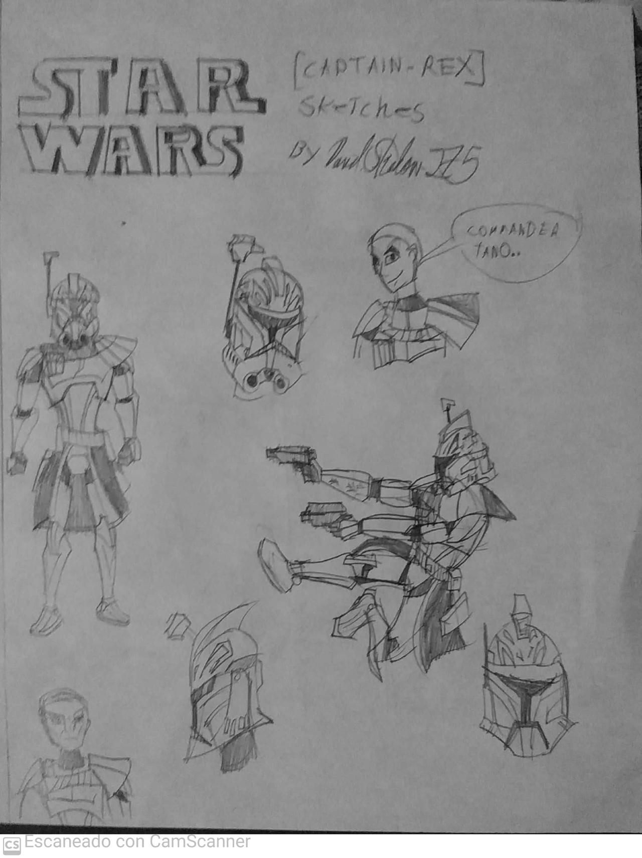 Cap Rex Scetch Star wars: Captain Rex (Sketch-drawings) by davidshadow275 on DeviantArt